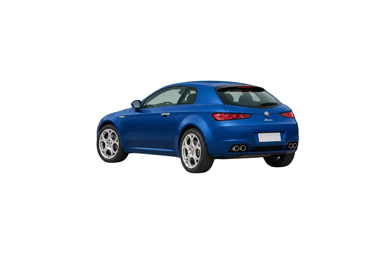 Kit vitre teintée Alfa Romeo Brera Coupé, Coupé 3 portes, 2006–2010 — vue trois-quarts arrière