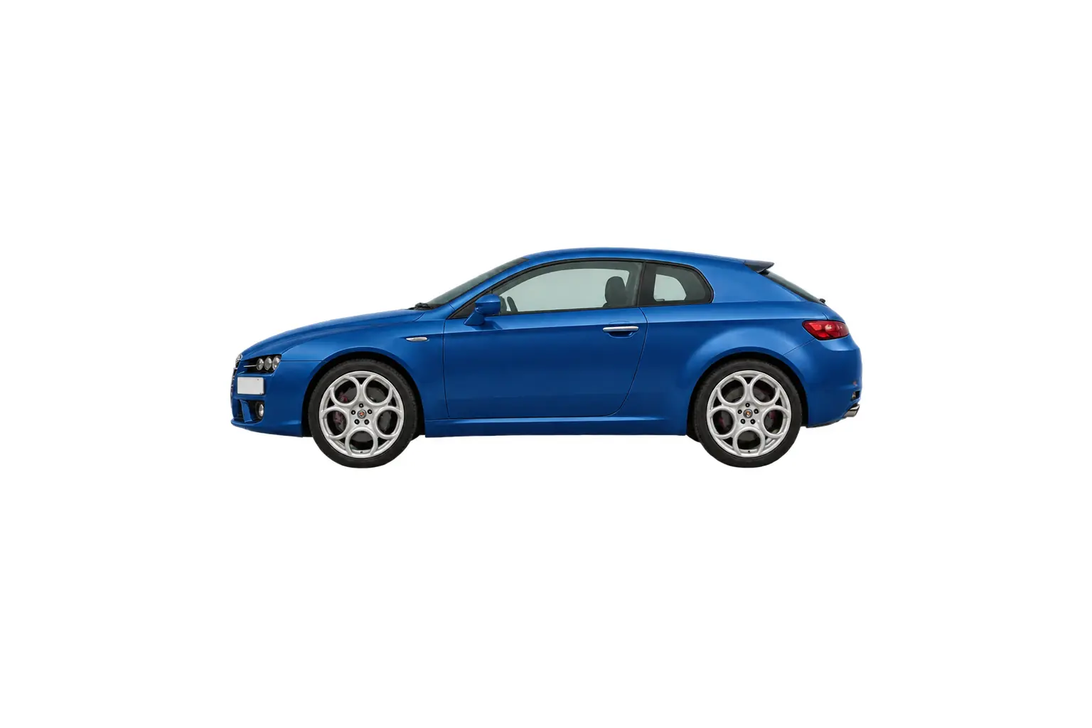 Kit vitre teintée Alfa Romeo Brera Coupé, Coupé 3 portes, 2006–2010 — vue de profil