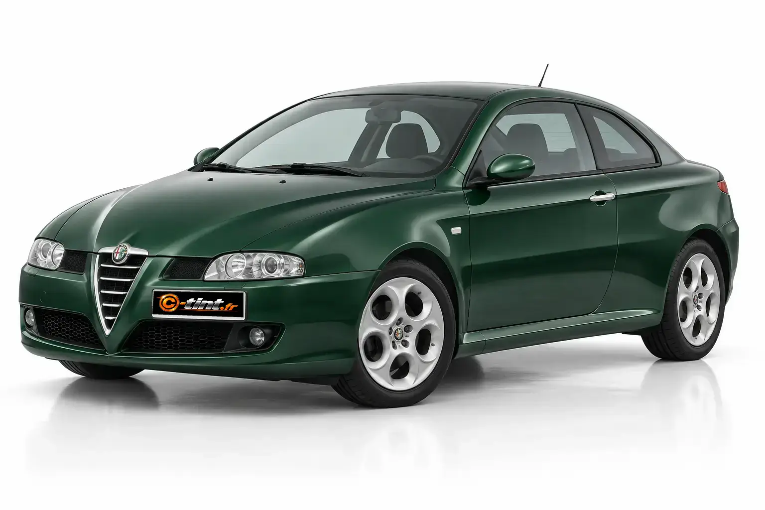 Kit vitre teintée Alfa Romeo GT Coupé, Coupé 2 portes, 2003–2010 — vue trois-quarts avant