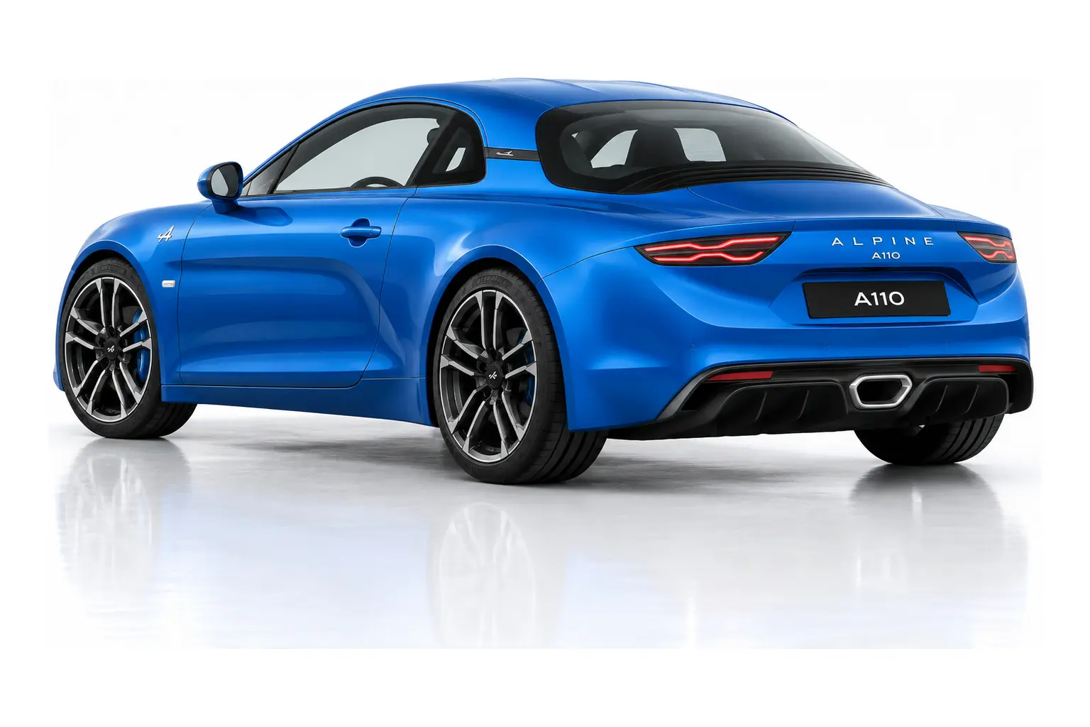 Kit vitre teintée Alpine A110, Génération 1 — Coupé, Coupé 2 portes, 2018–actuel — vue trois-quarts arrière