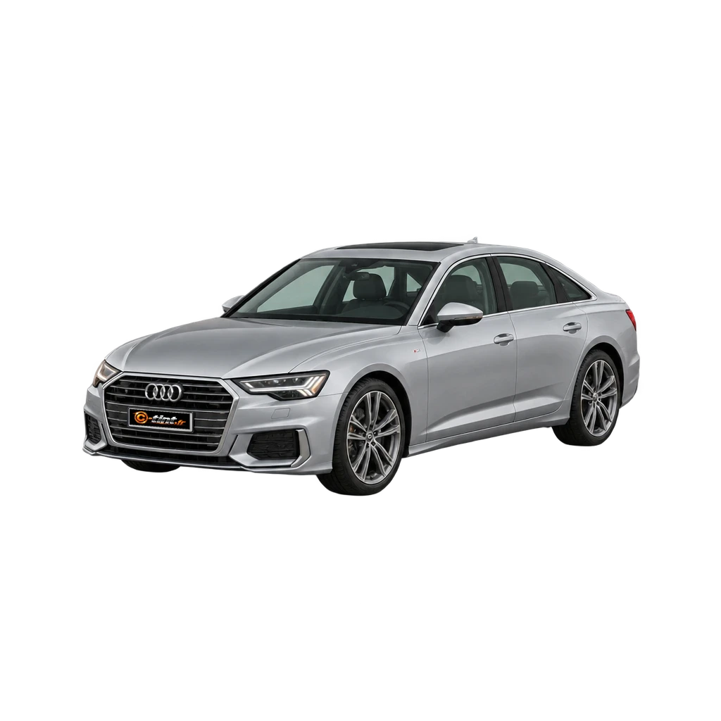 Audi A6 Génération 5 — Berline, 2019, Berline 4 portes, couleur illustrée — vue trois-quarts avant