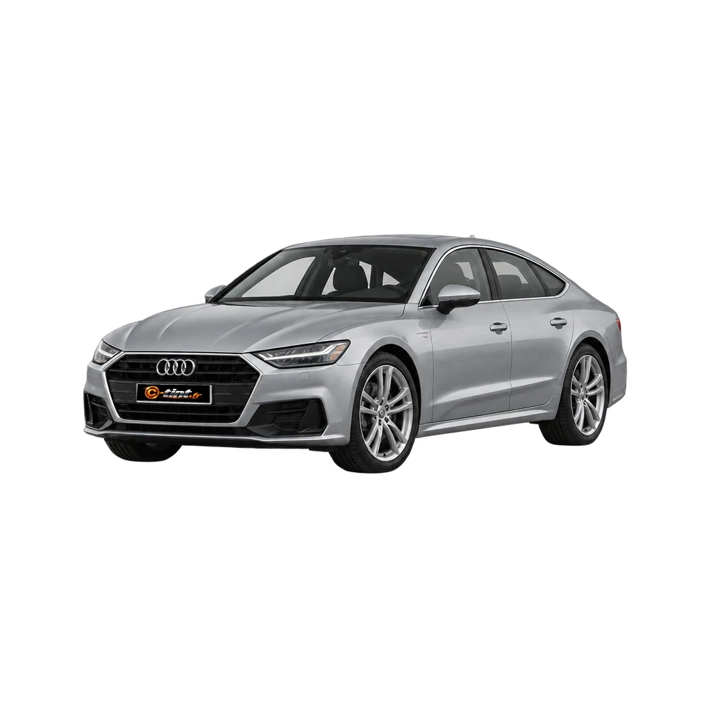Audi A7 Génération 2 — Sportback Berline, 2018, Berline 5 portes, couleur illustrée — vue trois-quarts avant