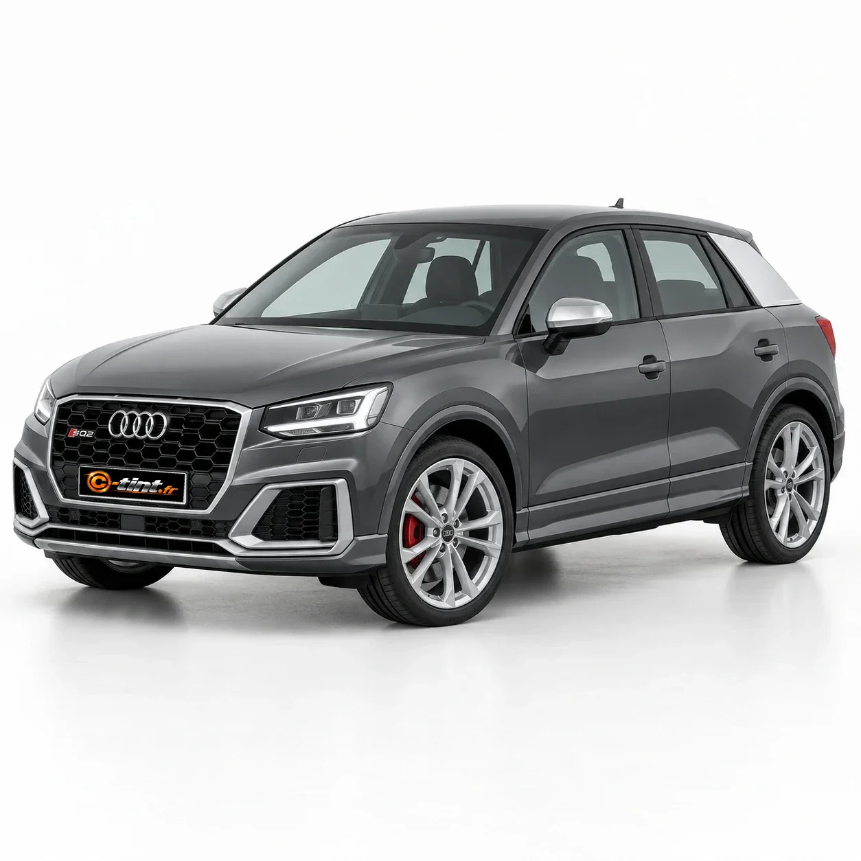 Audi SQ2 Génération 1, 2020, SUV / 4x4 5 portes, gris — vue trois-quarts avant