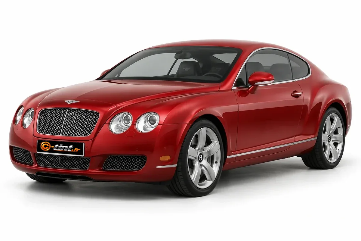 Bentley Continental GT Génération I, 2006, Coupé 2 portes, rouge métallisé — vue trois-quarts avant