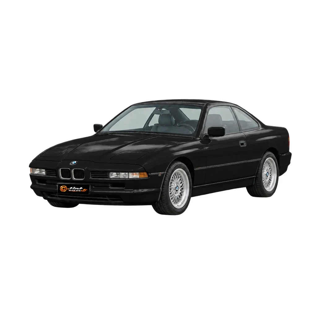 BMW Série 8 E31 — Génération 1 — Coupe, 1999, Coupé (2 portes), noir — vue trois-quarts avant