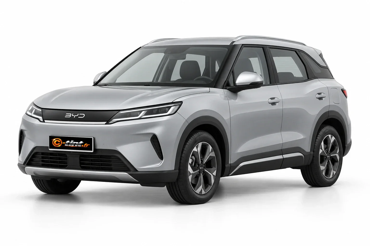 BYD ATTO 2 Électrique, 2025, SUV 5 portes, argent métallisé — vue trois-quarts avant