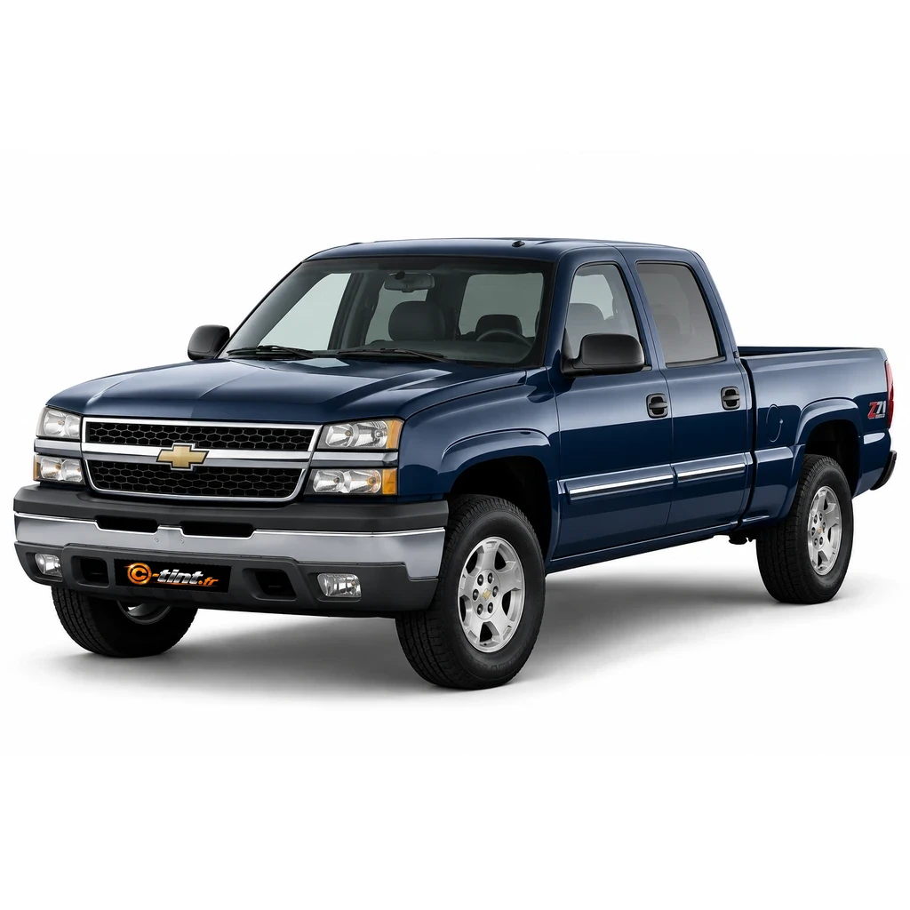 Chevrolet 1500-2500-3500 GMT800 — Génération 5 — Crew Cab Pick-up, Crew Cab Pick-up (4 portes) — vue trois-quarts avant