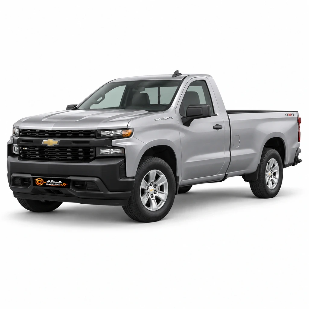 Chevrolet Silverado Génération 4 — Simple Cabine Pick-up — lunette 3 parties, Simple Cabine Pick-up (2 portes) — vue trois-quarts avant