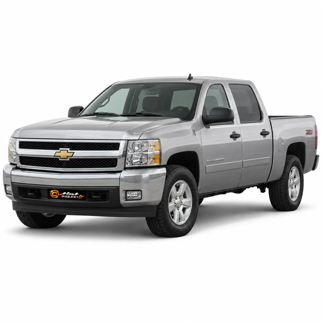 Chevrolet Silverado GMT900 — Génération 2 — Crew Cab Pick-up, Crew Cab Pick-up (4 portes) — vue trois-quarts avant