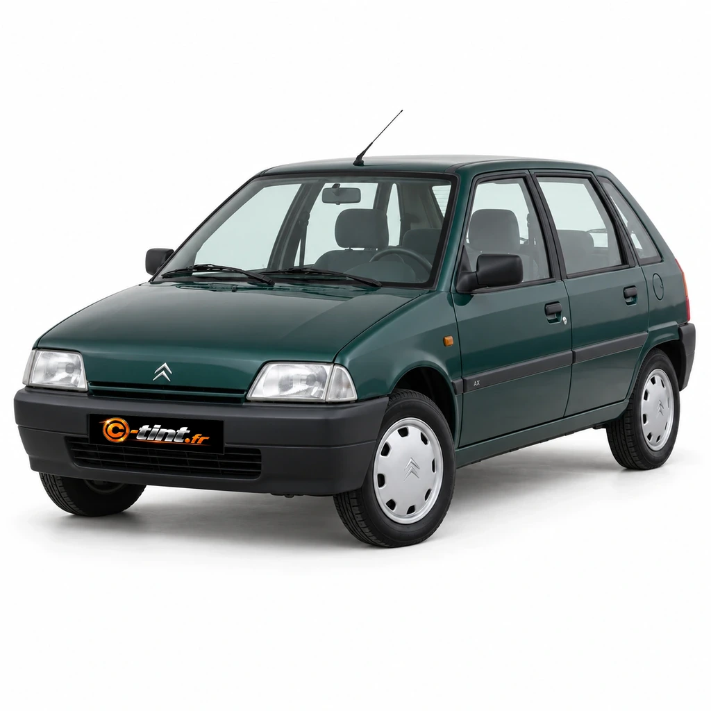 Citroën AX ZA, 5 portes — vue trois-quarts avant