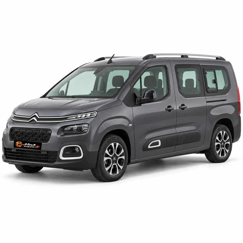 Citroën Berlingo Génération 3 — Long — vitres entrebâillantes, hayon fixe, Long (4/5 portes) — vue trois-quarts avant
