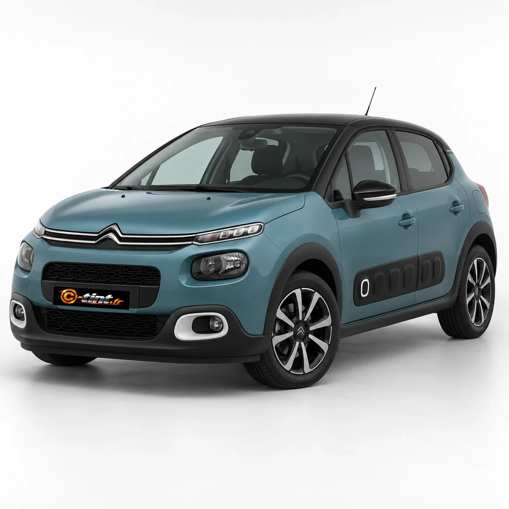 Citroën C3 SX — Génération 3, 5 portes — vue trois-quarts avant