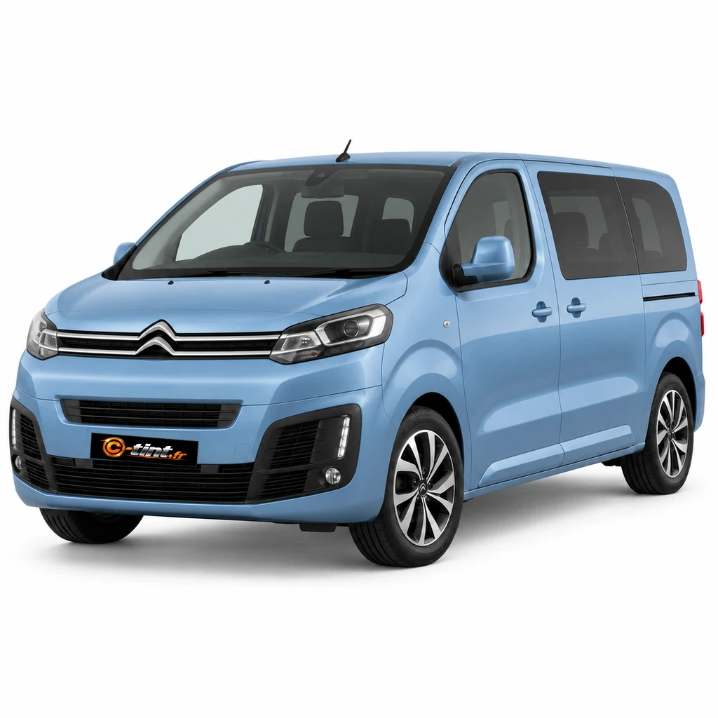 Citroën SpaceTourer Génération 1 — Standard — vitres ouvrantes, hayon fixe, Space-Tourer / Jumpy Standard (4/5 portes) — vue trois-quarts avant