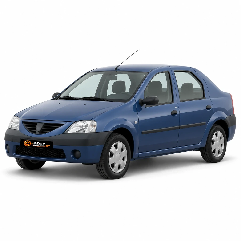 Dacia Logan SD/SR — Génération 1 — Berline, Berline (4 portes) — vue trois-quarts avant