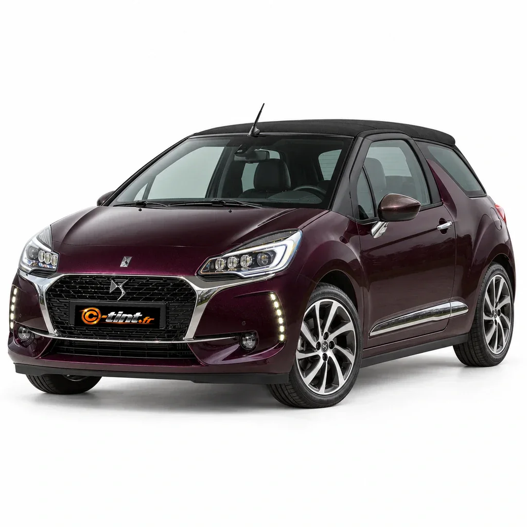 Kit vitre teintée DS 3 · SA — Génération 1 — Cabrio · 2013–2019 · Cabriolet à toit souple