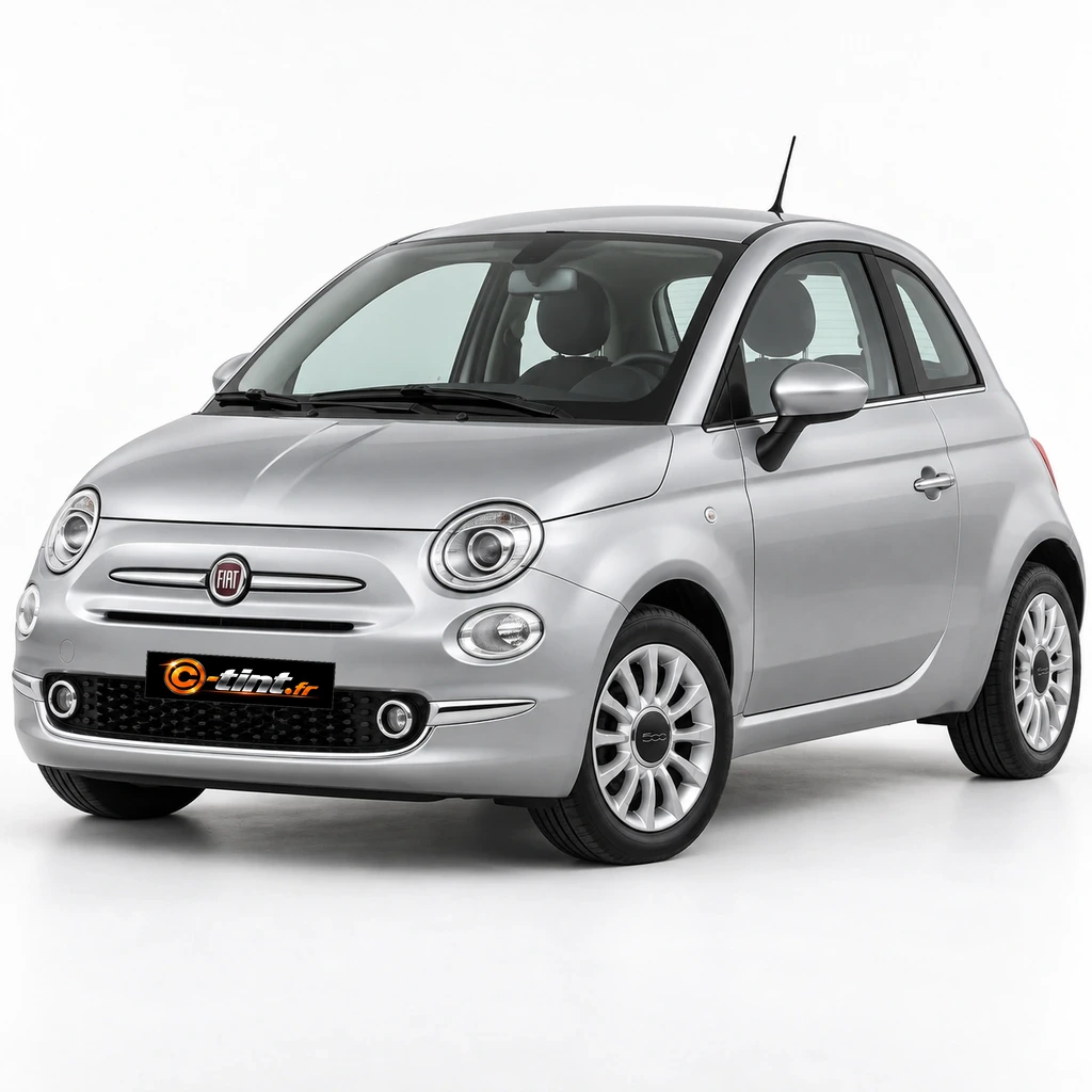 Kit vitre teintée Fiat 500 · 312 — Génération 1 · 2007–2024 · Carrosserie non libellée (3 portes)