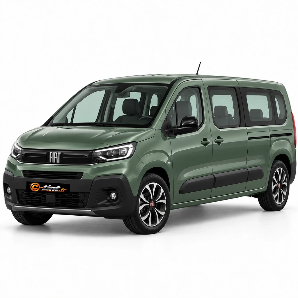 Fiat Doblo Génération 3 — Long — vitres fixes, hayon ouvrant., Long (4/5 portes) — vue trois-quarts avant