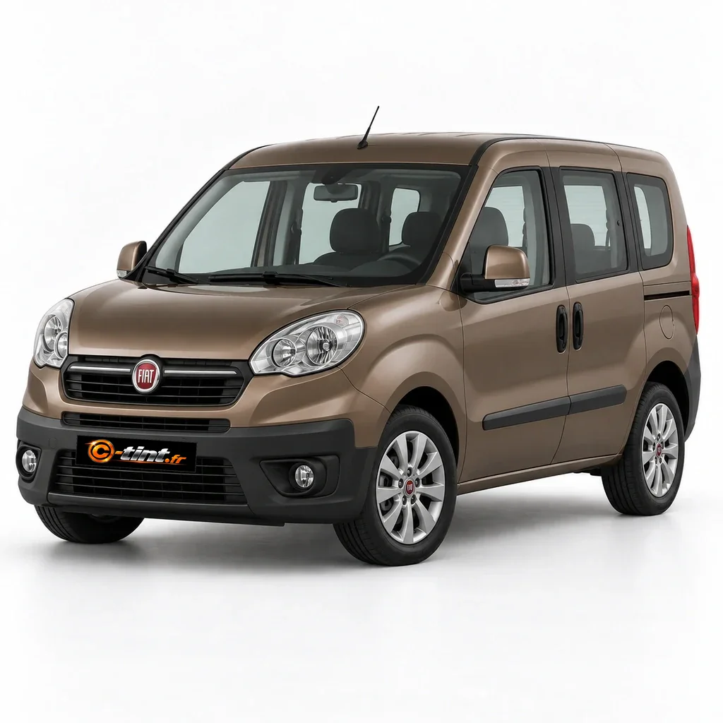 Fiat Doblo Génération 2 — vitres fixes et hayon, Carrosserie non libellée (5 portes) — vue trois-quarts avant