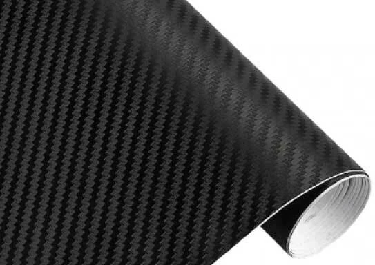 Rouleau de film covering carbone noir 3d