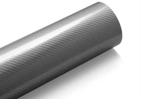 Rouleau de film covering carbone gris brillant