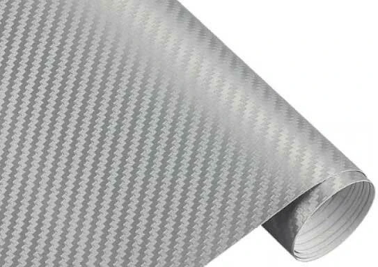 Rouleau de film covering carbone gris argent