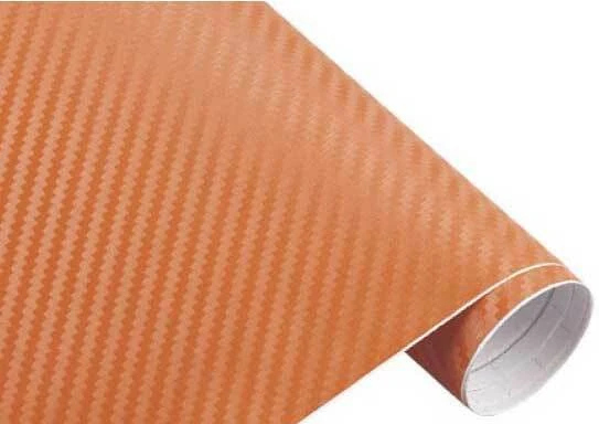 Rouleau de film covering carbone orange