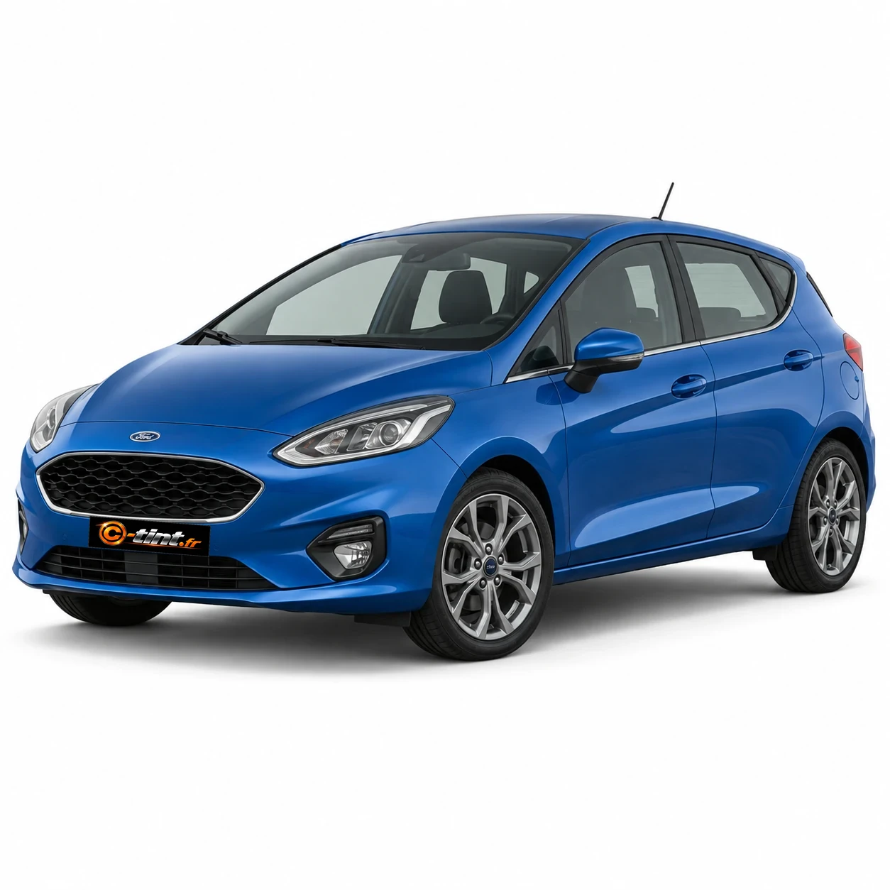 Ford Fiesta Génération 7 · 5 portes — vue trois-quarts avant