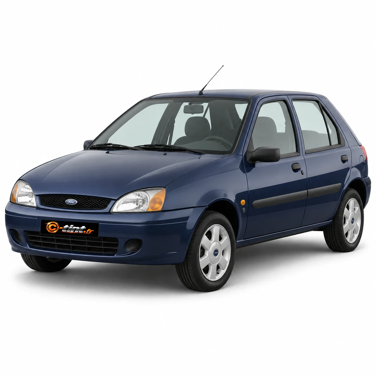 Ford Fiesta Génération 4 · 5 portes — vue trois-quarts avant