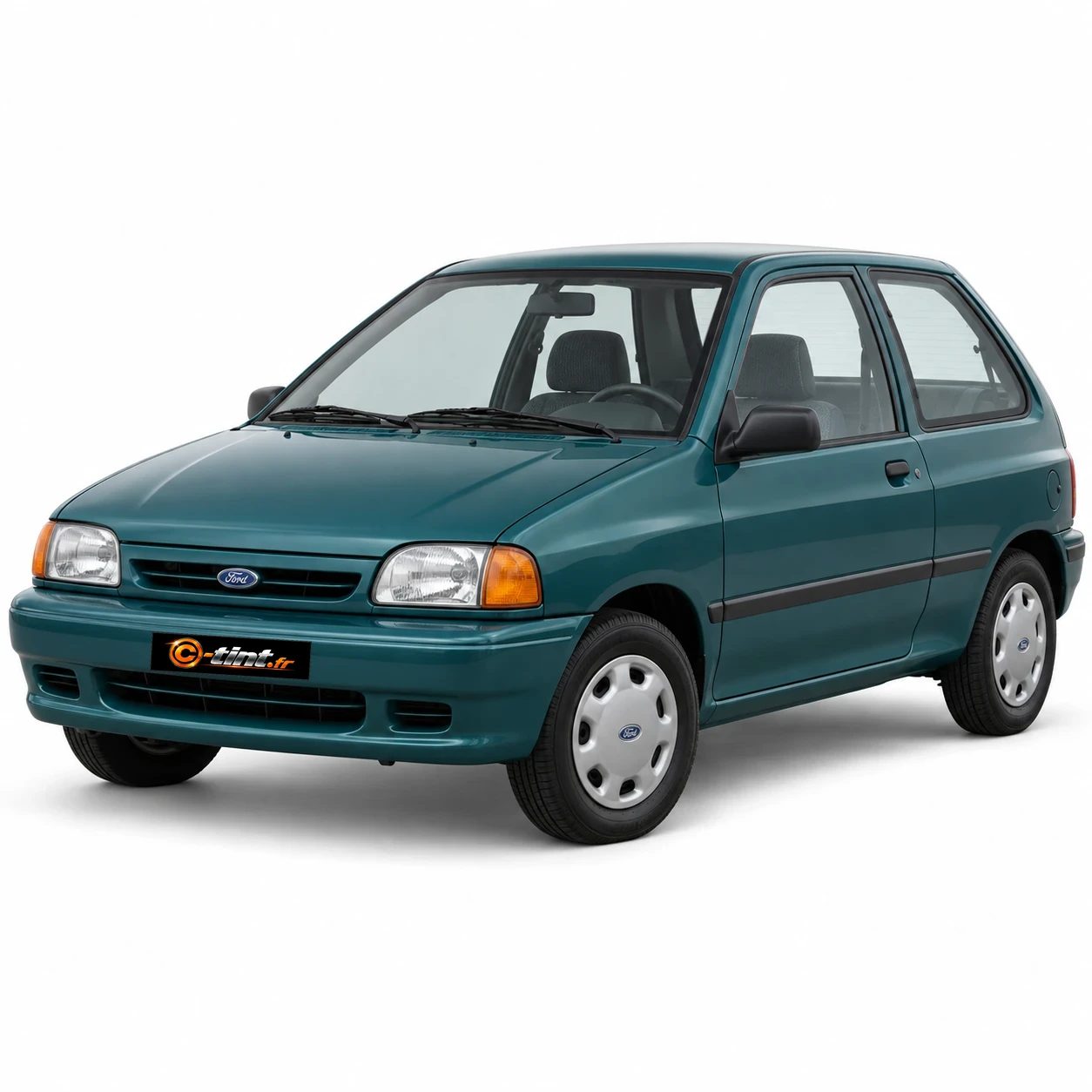 Ford Fiesta Génération 3 · 5 portes — vue trois-quarts avant