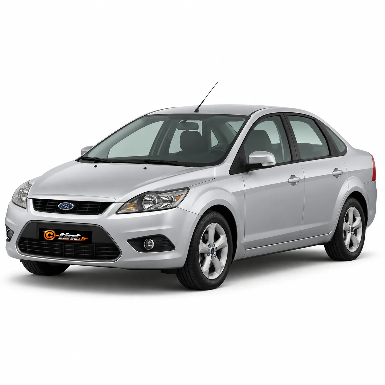 Ford Focus Génération 2 · Berline 4 portes — vue trois-quarts avant