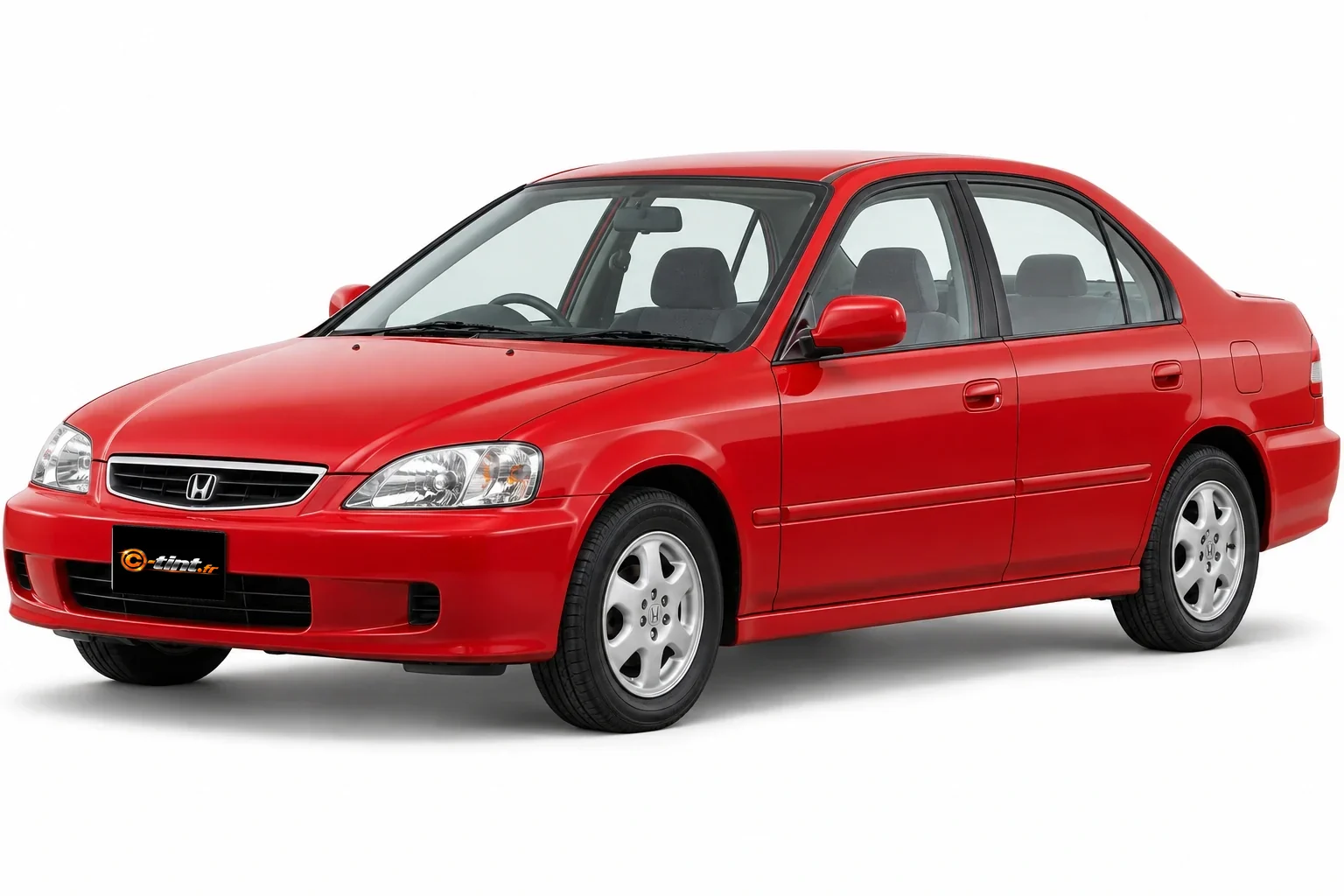 Honda Civic EJ/EK — Génération 6 — Berline — phase 2, Berline (4 portes) — vue trois-quarts avant