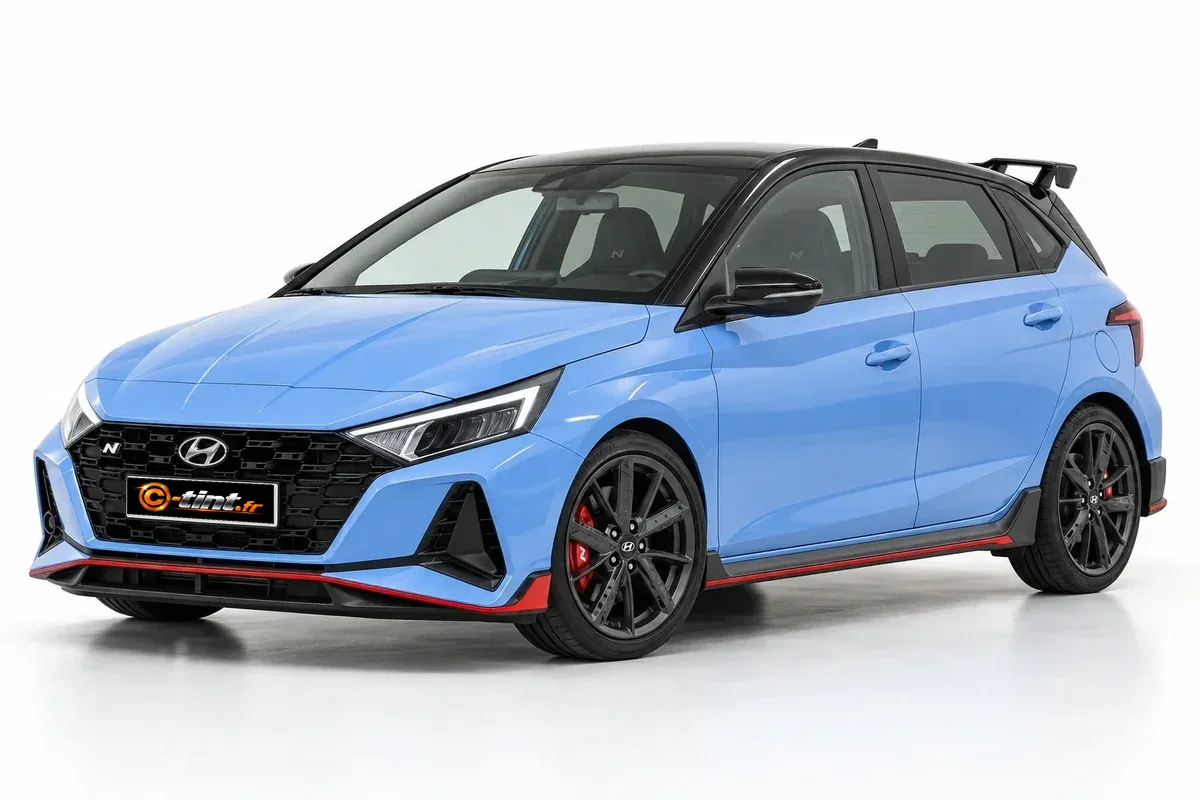 Hyundai i20 BC3 — Génération 3 — N, Citadine sportive à hayon (5 portes) — vue trois-quarts avant