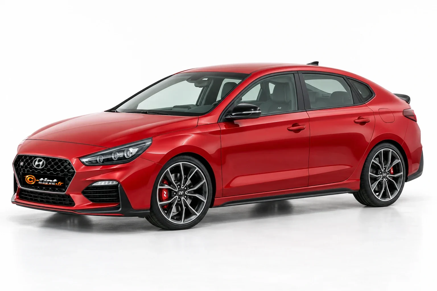 Hyundai i30 PDEN — Génération 3 — N Fastback, Fastback à hayon (5 portes) — vue trois-quarts avant