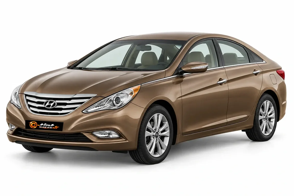 Hyundai Sonata YF — Génération 6 — Berline, Berline tricorps (4 portes) — vue trois-quarts avant