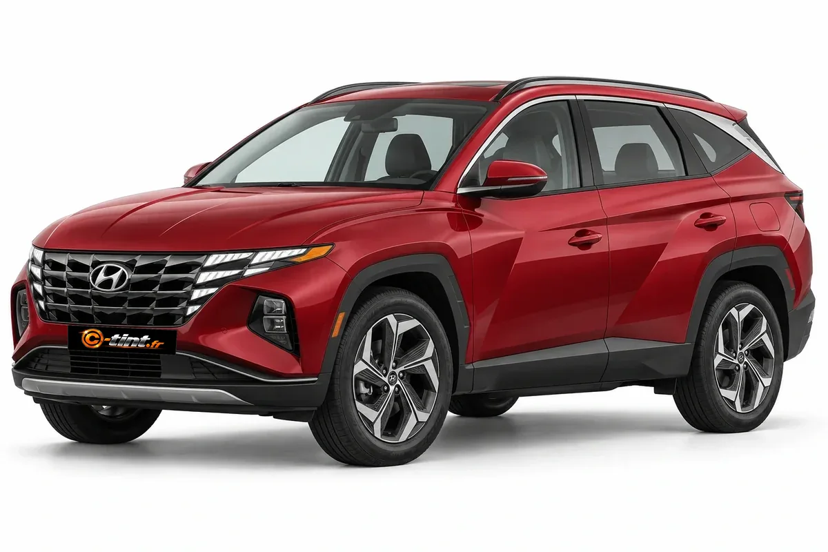 Hyundai Tucson NX4 — Génération 4 — USA — empattement long, SUV à hayon (5 portes) — vue trois-quarts avant