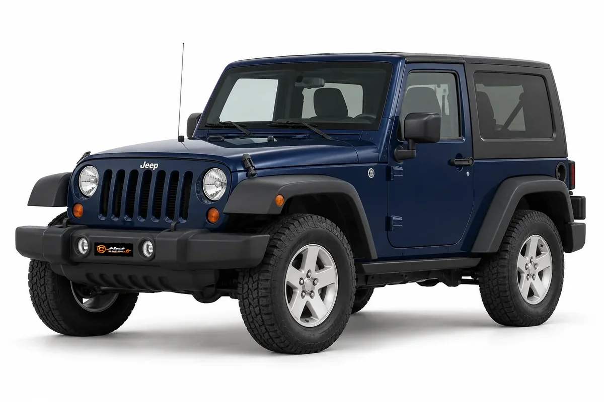 Jeep Wrangler JK · Phase 2 · 3 portes · SUV / 4x4 · 3 portes — vue trois-quarts avant