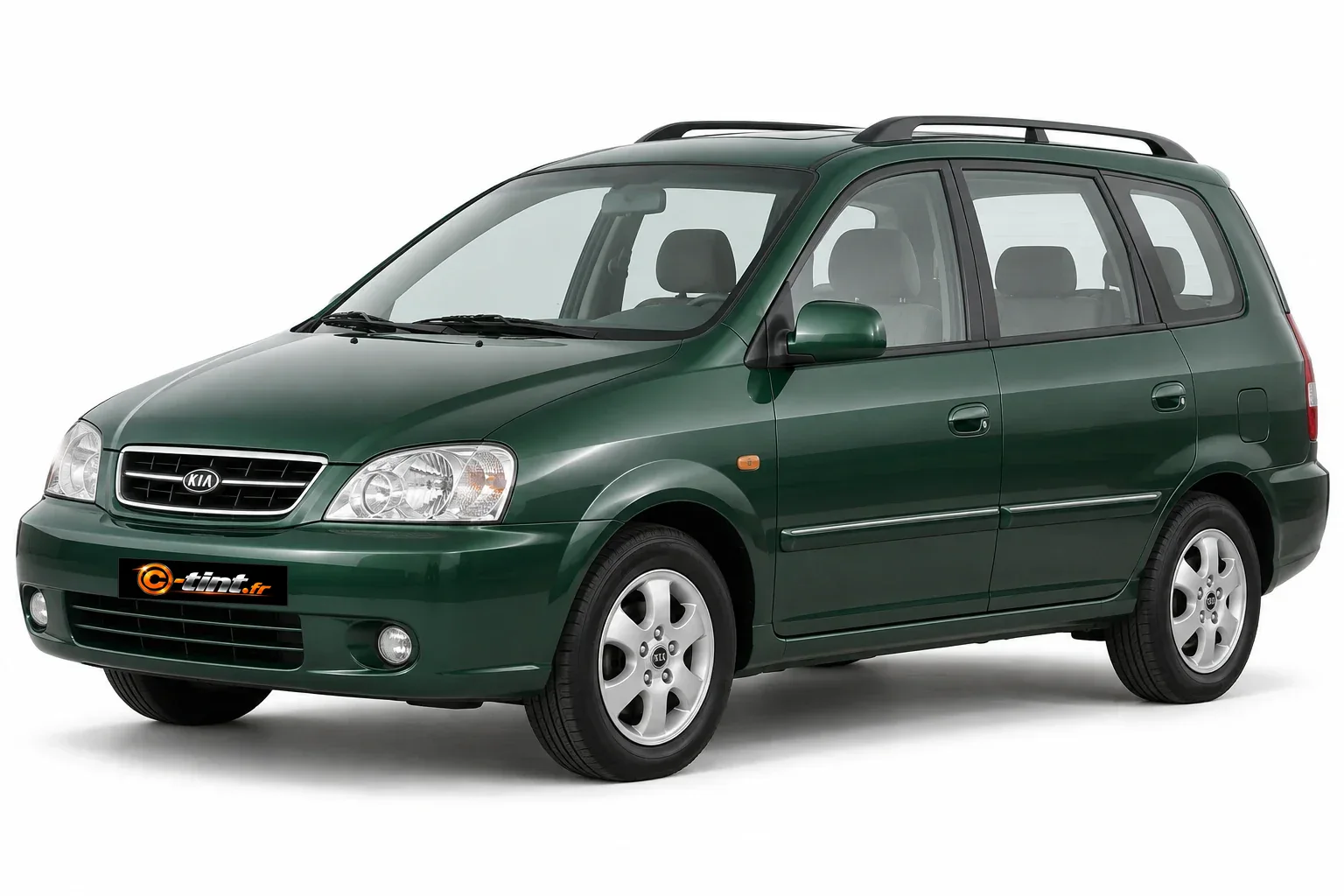 Kia Carens RS · Génération 1 · phase 1 · monospace 5 portes · Monospace · 5 portes — vue trois-quarts avant