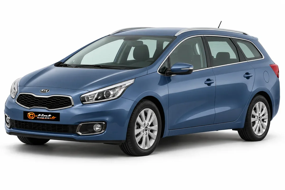 Kia Ceed JD · Génération 2 · SW Break · Break · 5 portes — vue trois-quarts avant