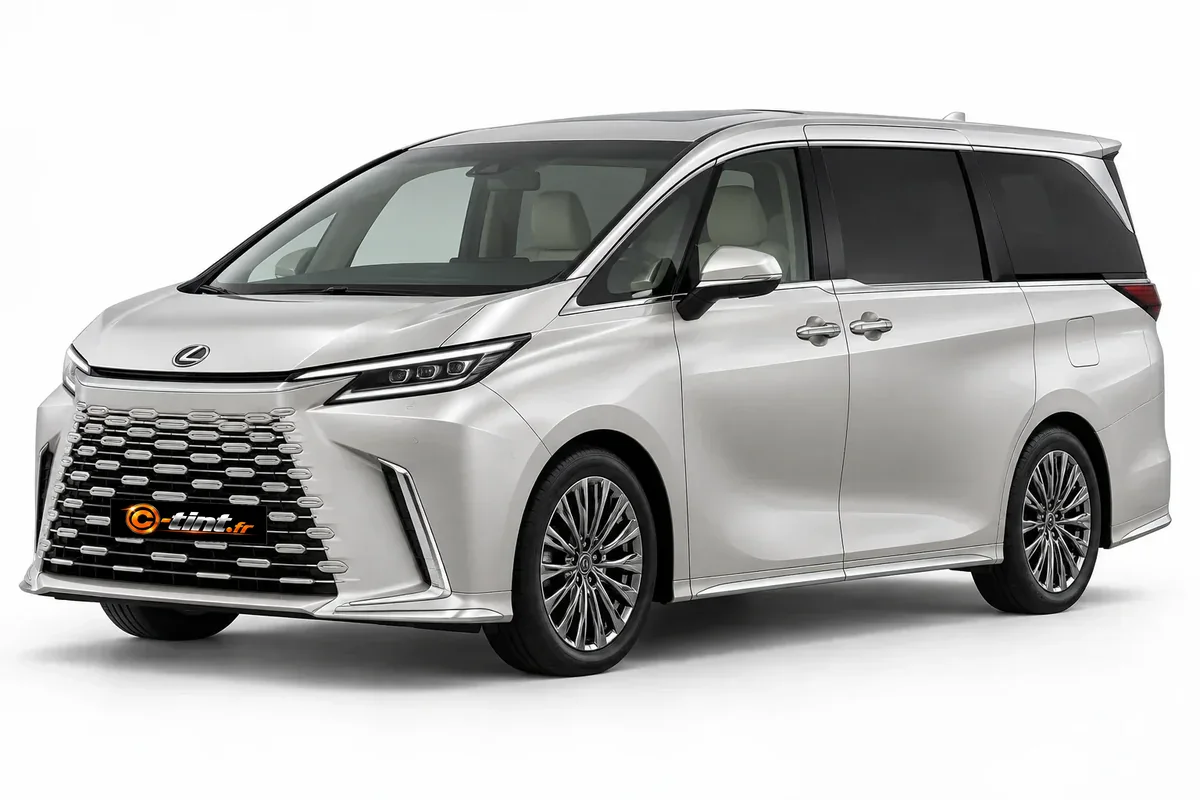 Lexus LM AW10 · Génération 2 · monospace 5 portes · Monospace · 5 portes — vue trois-quarts avant