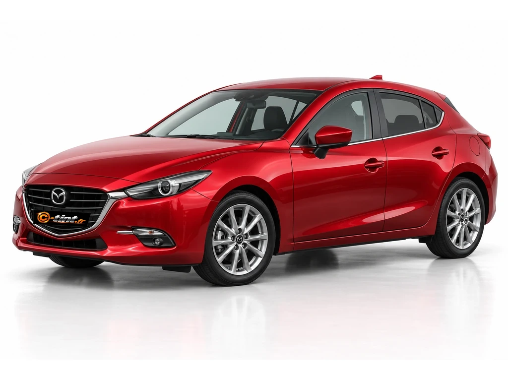 Mazda 3 BM / BN — Génération 3 · Hayon · 5 portes — vue trois-quarts avant
