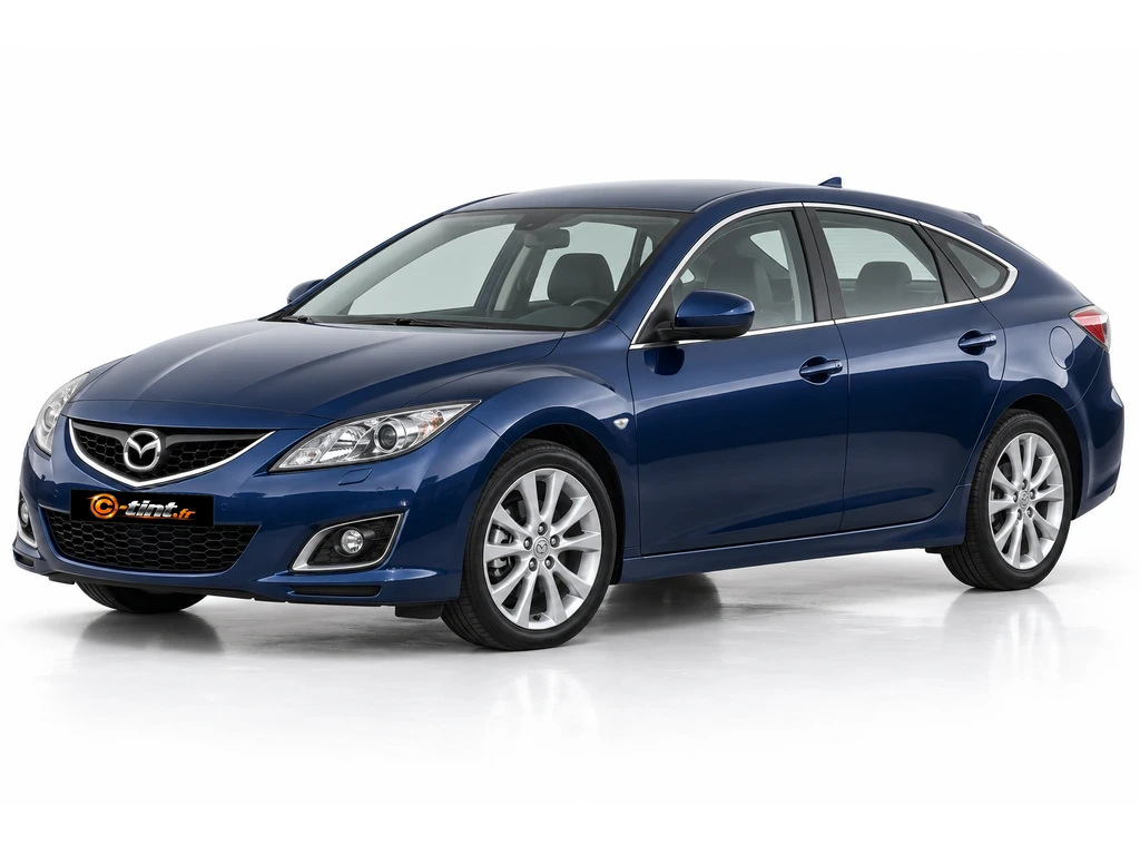 Mazda 6 GH1/GH2 — Génération 2 · Berline à hayon · 5 portes — vue trois-quarts avant