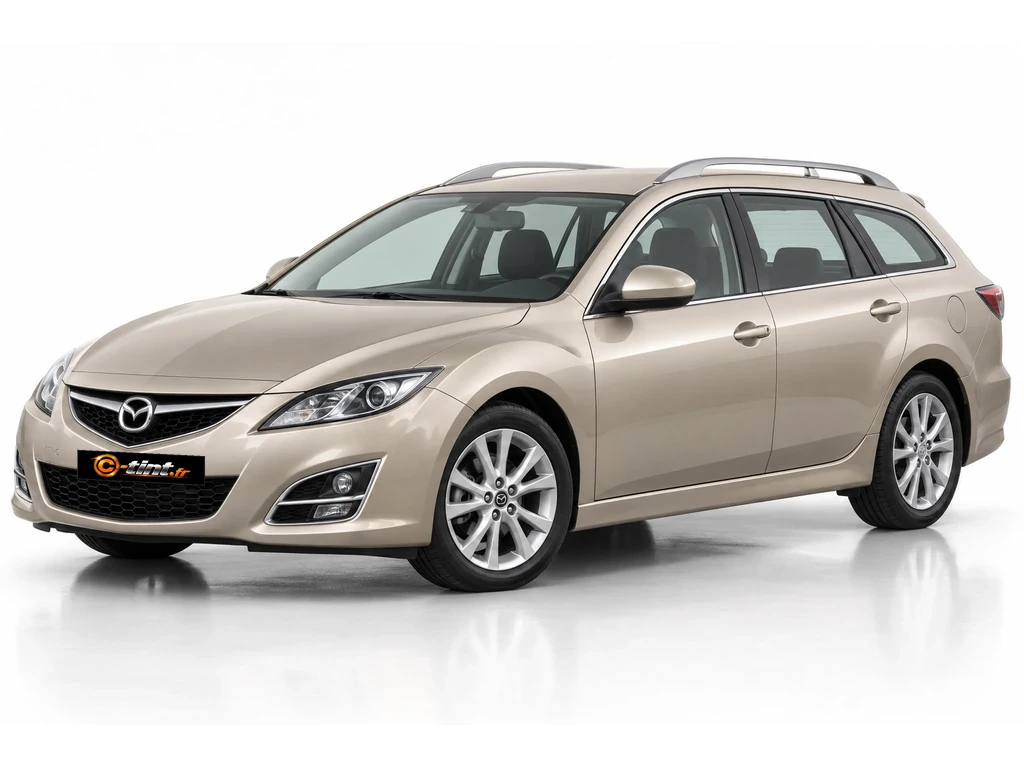 Mazda 6 GH1/GH2 — Génération 2 — Break · Break · 5 portes — vue trois-quarts avant
