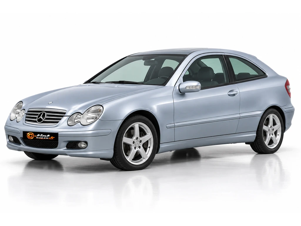 Kit vitre teintée Mercedes-Benz Classe C · CL203 — Sportcoupé · 2001–2008 · Sport Coupe · 3 portes · 3