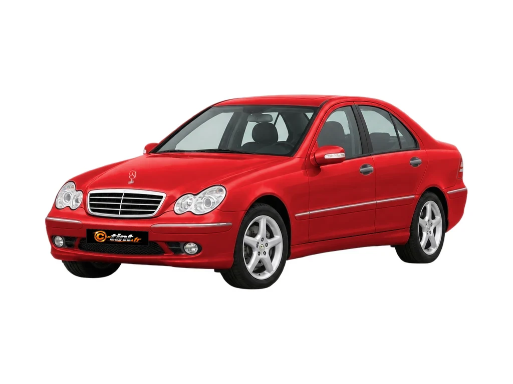 Kit vitre teintée Mercedes-Benz Classe C · W203 — Génération 2 — Berline · 2000–2007 · Berline · 4 portes · 4