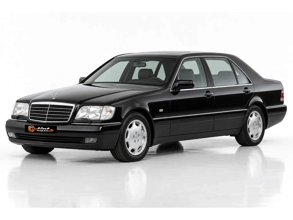 Mercedes-Benz Classe S W140 — Génération 2 — Longue Berline · Longue Berline · 4 portes — vue trois-quarts avant