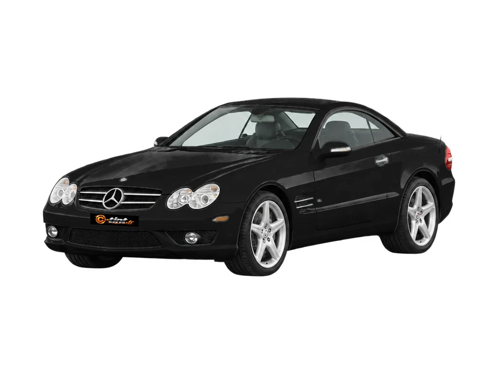 Mercedes-Benz SL R230 — Roadster à toit rigide escamotable · Coupé-cabriolet · 2 portes — vue trois-quarts avant