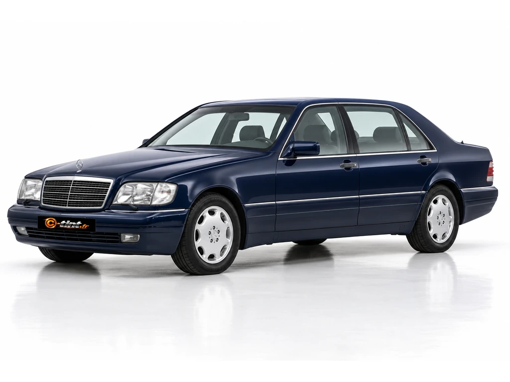 Mercedes-Benz 300-400 V140 — Berline longue · Long Berline · 4 portes — vue trois-quarts avant