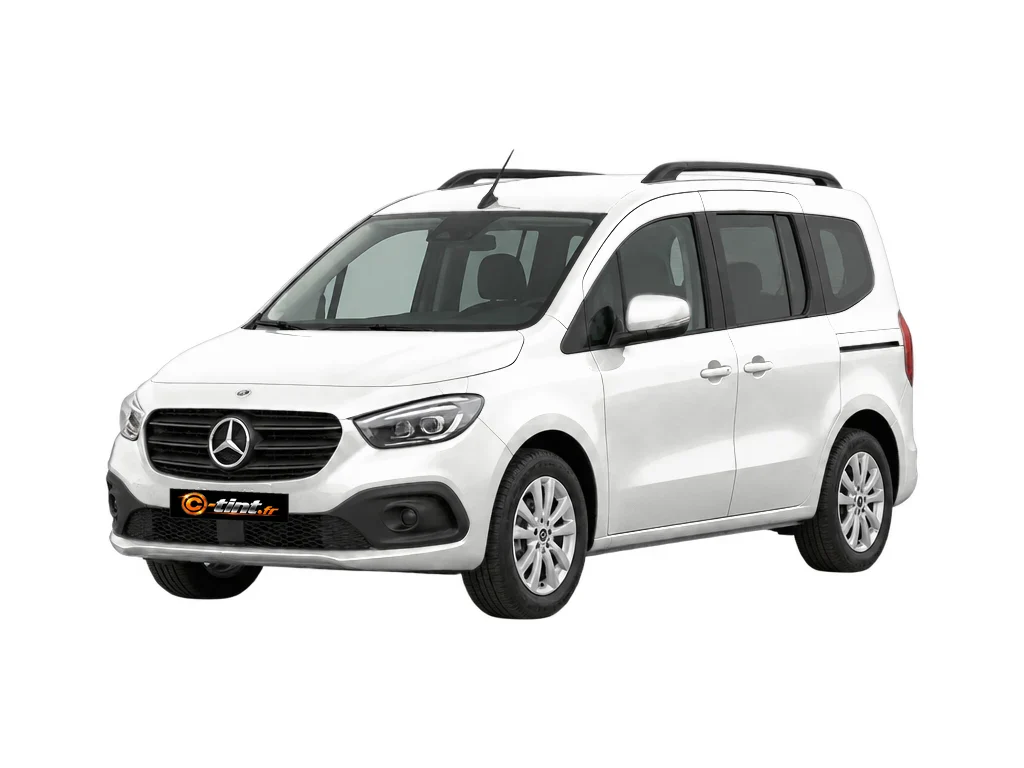 Mercedes-Benz Citan / EQT W420 — Génération 2 — Court — vitres descendantes & hayon · Court · 5 portes — vue trois-quarts avant