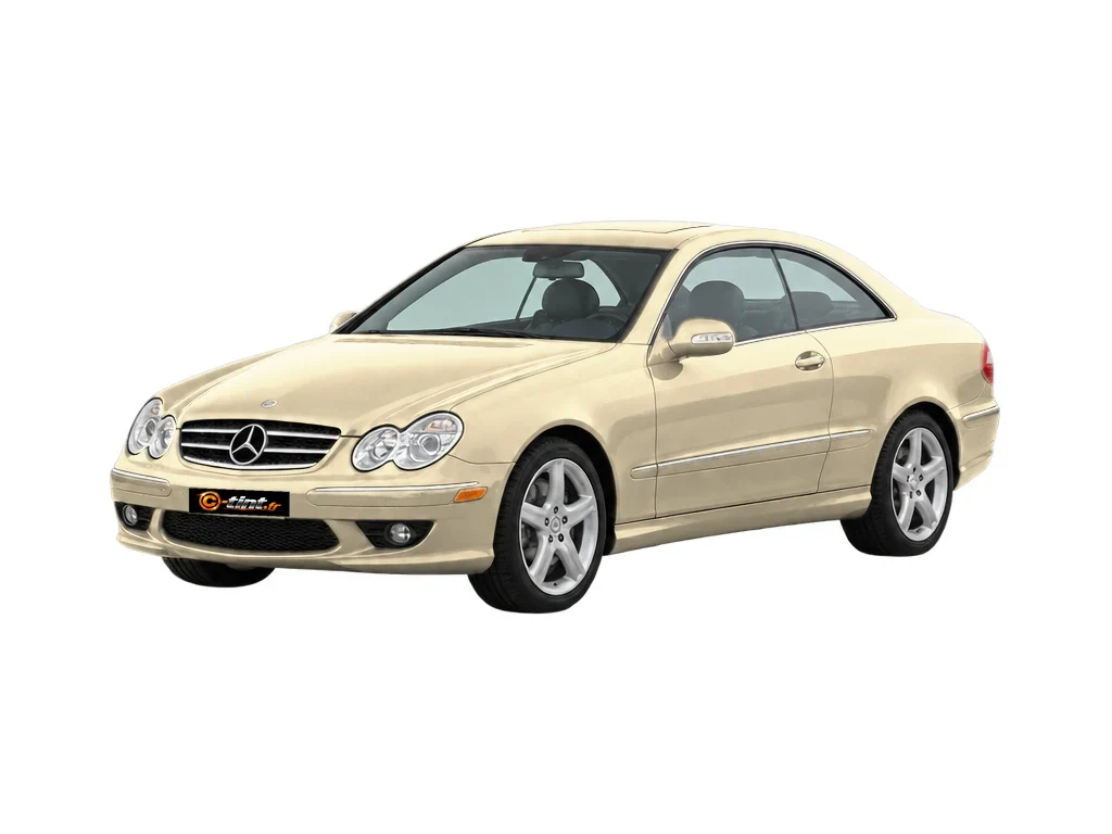 Mercedes-Benz CLK W209 — Génération 2 — Coupe · Coupe · 2 portes — vue trois-quarts avant
