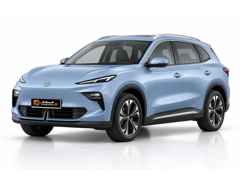 MG S5 Génération 1 — MGS5 EV · SUV · 5 portes — vue trois-quarts avant vers la gauche